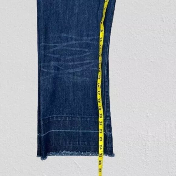 J. CREW Point Sur Womens Wide Leg High Waiste Crop Jeans Size 28 Indigo Blue - Picture 10 of 11